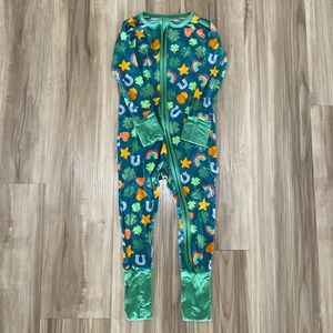 🍀 Little Sleepies Lucky 12-18 Months Bamboo Zippy